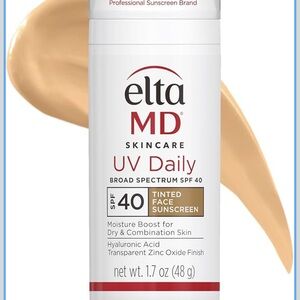 EltaMD UV Daily SPF 40 Tinted Face Sunscreen Moisturizer,Tinted  w/SPF Exp 06/26
